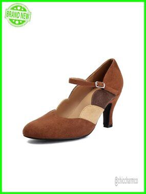 Vintage Mary Jane Heels Ankle Strap Retro 1920s Pumps 1930s Shoes